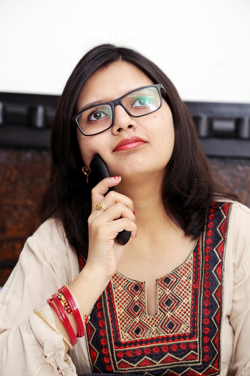 woman, glasses, tired